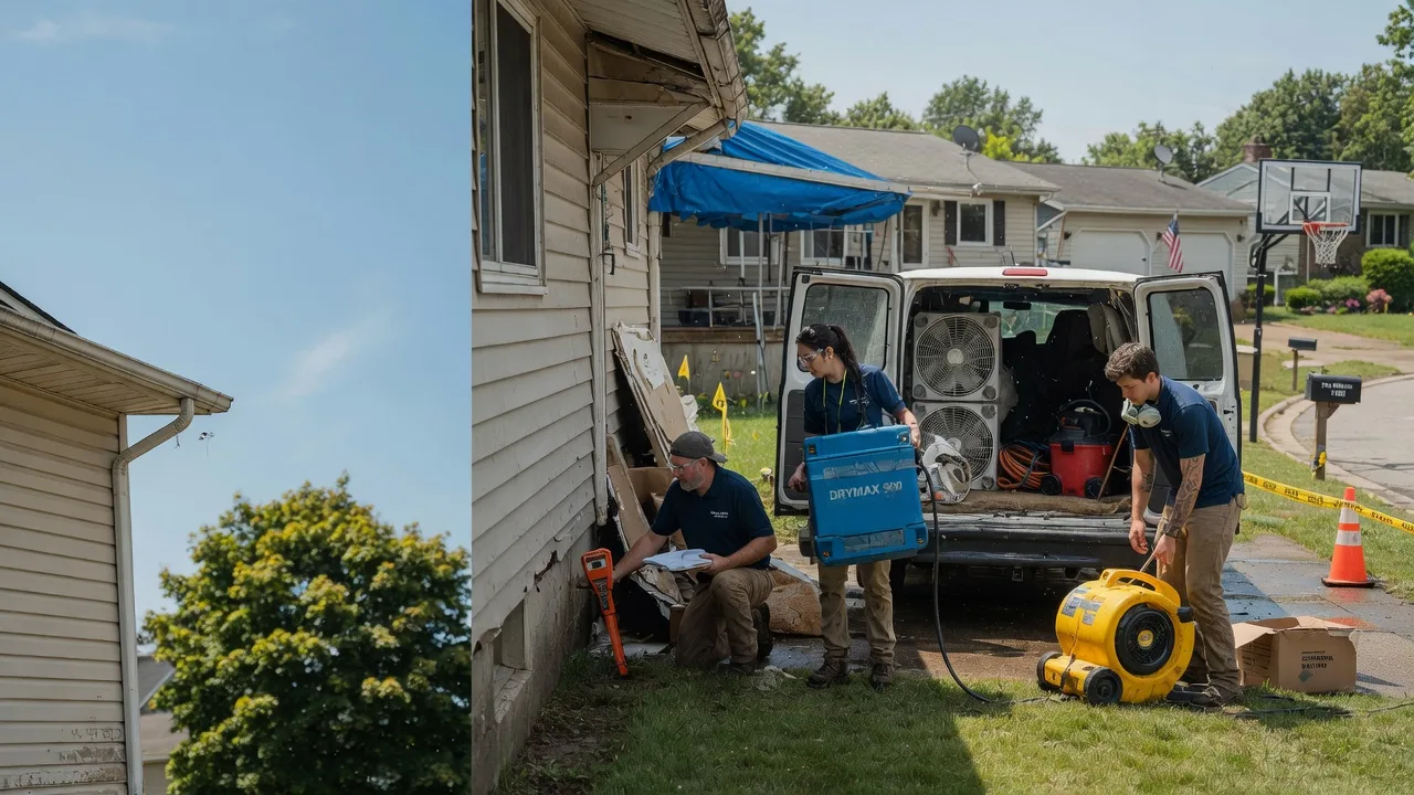 Ceiling Leak Cleanup in Ravenswood, WV near me